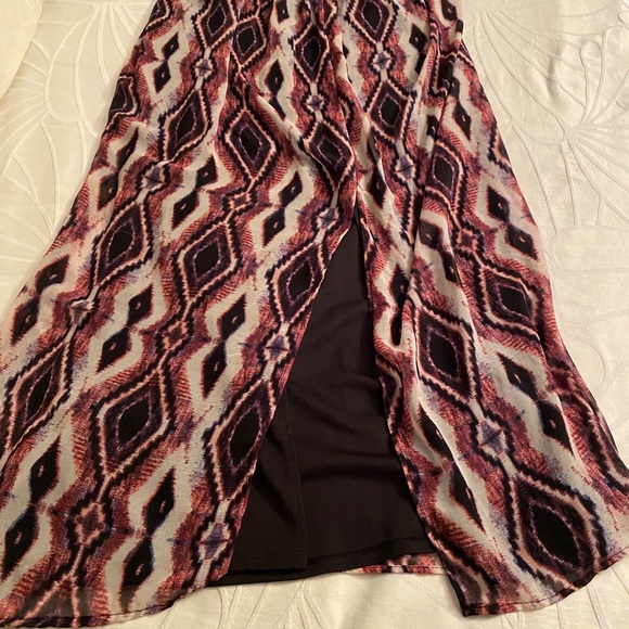 Floor length geometric pattern dress Medium - Picture 8 of 11